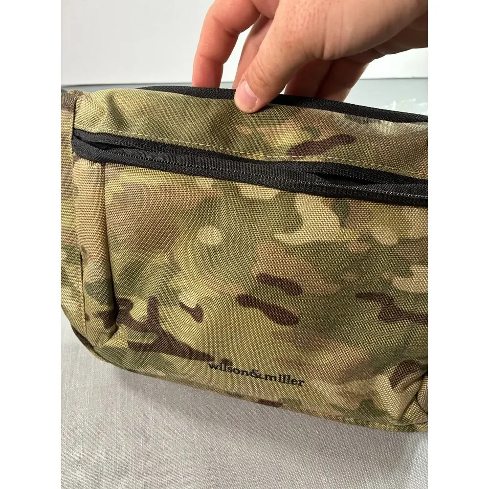 Wilson & Miller Camo Sling Bag Crossbody Waist Pack New w/ Pouch